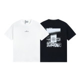 ^^Stone Island Summer New Style Short-Sleeve T-Shirt with Stone Ruins Print on the Back