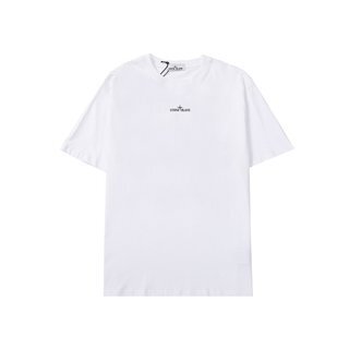 ^^Stone Island Summer New Style Short-Sleeve T-Shirt with Ruins Compass Print on the Back