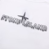 ^^Stone Island Summer New Style Melting Print Short-Sleeve T-Shirt