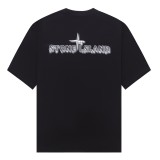 ^^Stone Island Summer New Style Melting Print Short-Sleeve T-Shirt