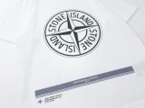 ^^Stone Island Summer New Style Short-Sleeve T-Shirt with Green Compass Print on the Chest