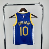 Golden State Warriors, Blue #10 Butler (Kids' Size)