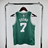 Celtics' white #7 Brown (Kids' Size)