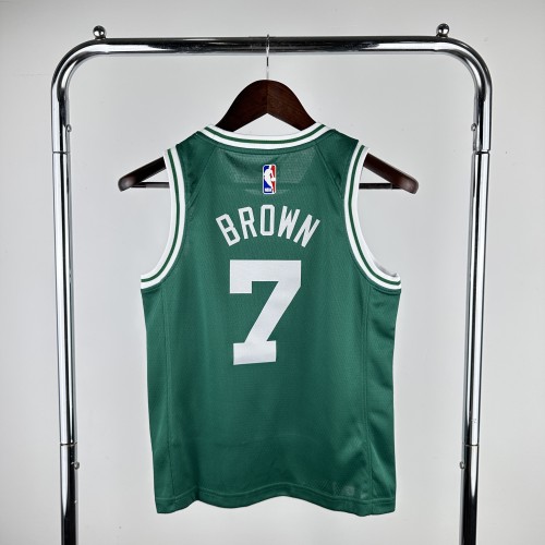 Celtics' white #7 Brown (Kids' Size)