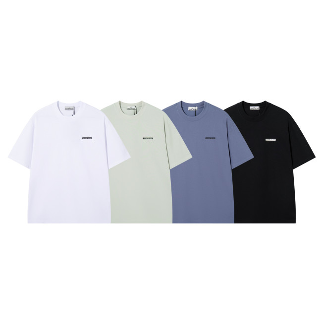 Stone Island SS2026 Spring/Summer Collection Logo Print Crew Neck Short Sleeve T-Shirt