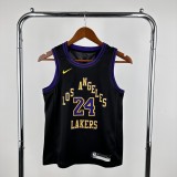 2024 Lakers City Edition #24 Kobe (Kids' Size)