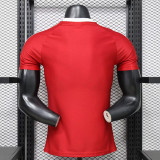 Manchester United 2026-27 Retro Casual Red player version (The player version is more slim fit, it is recommended to buy one size larger)