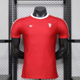 Manchester United 2026-27 Retro Casual Red player version (The player version is more slim fit, it is recommended to buy one size larger)