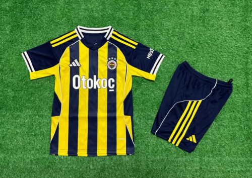 2025-26 Fenerbahce home kids kit