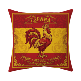 Customized linen cushion covers with national flags and team logos for the 2026 USA-Mexico World Cup; fan merchandise pillowcases.