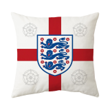 Customized linen cushion covers with national flags and team logos for the 2026 USA-Mexico World Cup; fan merchandise pillowcases.