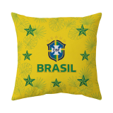 Customized linen cushion covers with national flags and team logos for the 2026 USA-Mexico World Cup; fan merchandise pillowcases.