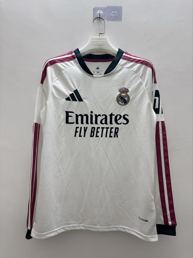 Real Madrid 2026-27 Home Long Sleeve Jersey S-4XL