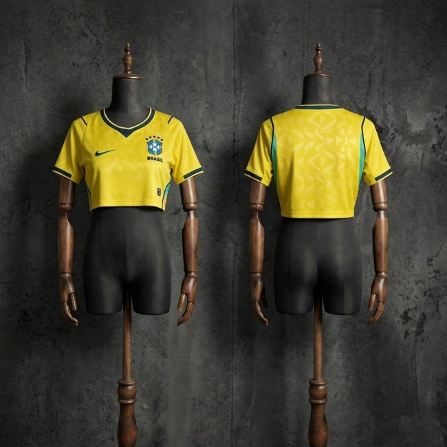 Brazil 2026 World Cup Home Crop Top