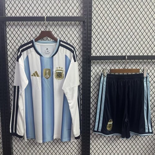 Argentina 2026 World Cup Home Long Sleeve Kid kit