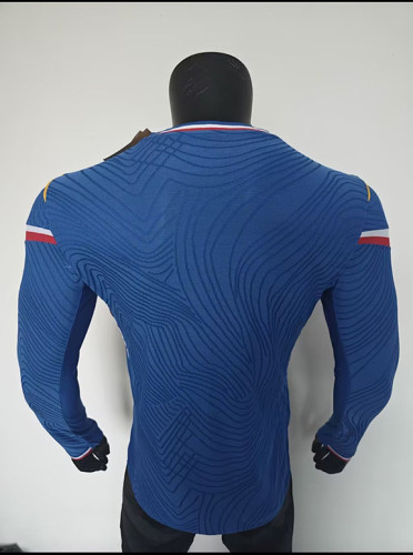France 2026 World Cup Blue Special Long Sleeve player version Jersey