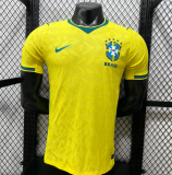 2026 Brazil World Cup Home player version soccer jersey (The player version is more slim fit, it is recommended to buy one size larger)