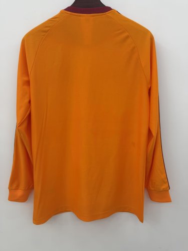 Roma 2025-26 Retro Model Orangel long sleeve jersey