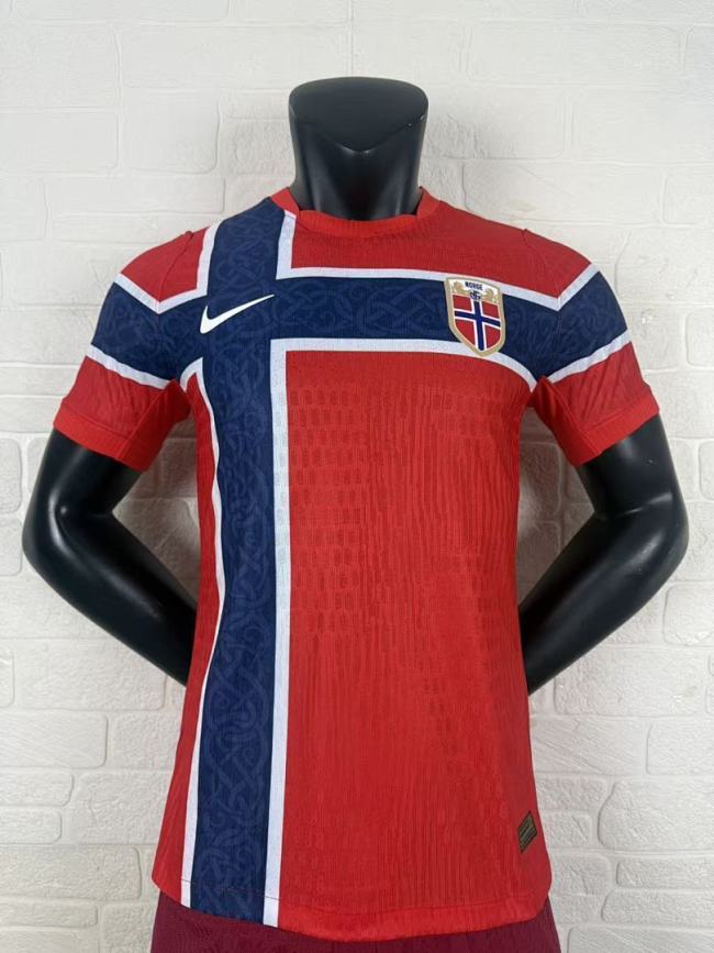 Mens Norway 2026 World Cup home player version (The player version is more slim fit, it is recommended to buy one size larger)