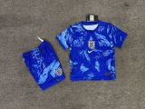 England 2026 World Cup Blue Goalkeeper kids Kit