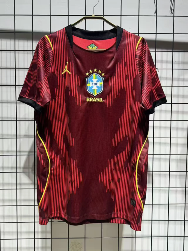 Brazil 2026 Jordan red soccer jersey  S-4XL