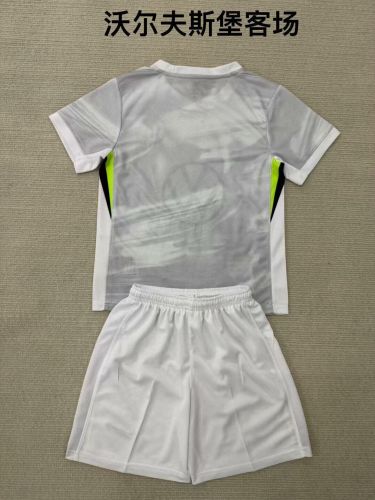 Wolfsburg 2025-26 Away Kids Kit