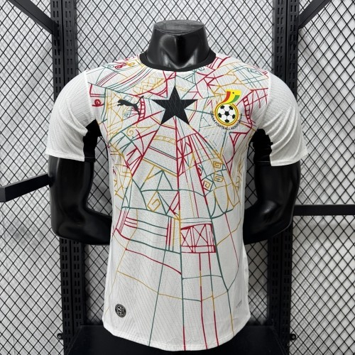 Ghana 2026 World Cup Home Player Version (The player version is more slim fit, it is recommended to buy one size larger)