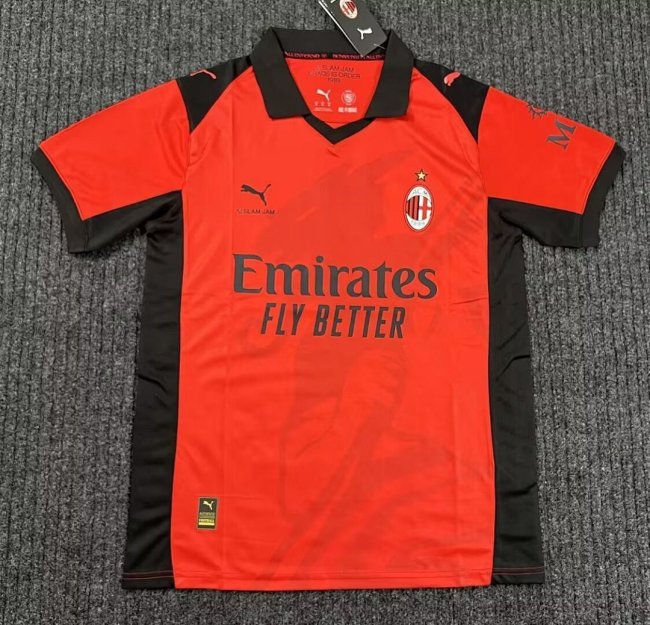 AC Milan VS Slam Jam 2026-27 Fourth Red Jersey S-4XL