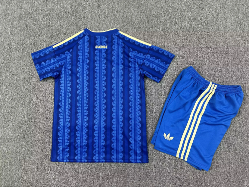 Sweden 2026 World Cup Away Kids kit 