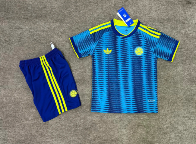 Colombia 2026 away kids kit