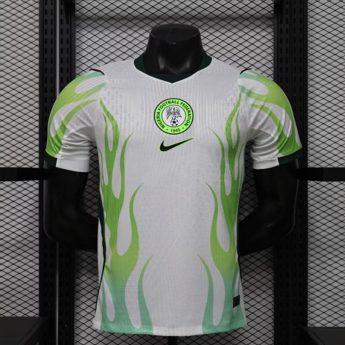 2026 Nigeria away soccer jersey player version  (The player version is more slim fit, it is recommended to buy one size larger)