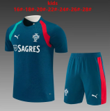 Portugal 2026 dark green training kids kit 