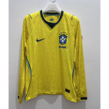 Mens Brazil 2026 World Cup Home Long Sleeve Jersey S-4XL