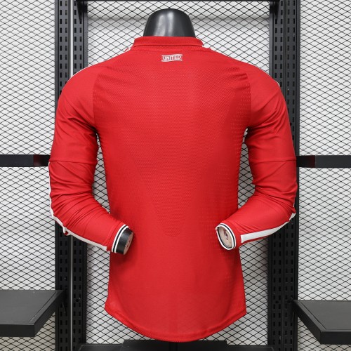 2026-27 Manchester United home long sleeve player version