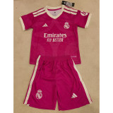 Real Madrid 2026-27 Away Pink Kids kit Jerseys 