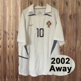 Retro Portugal 2002 Away soccer jerseys 