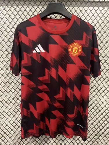 2025-26 Manchester United red and black training S-4XL