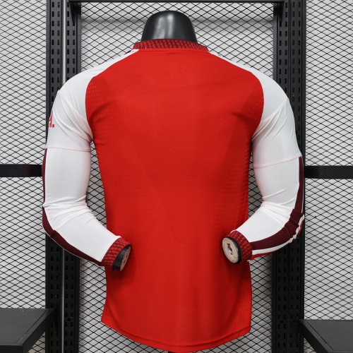 Arsenal 2026-27 Home Long Sleeve Player Version Jersey