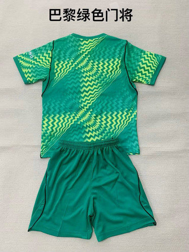 Paris Saint-Germain 2026-27 Green Goalkeeper Kids Kit