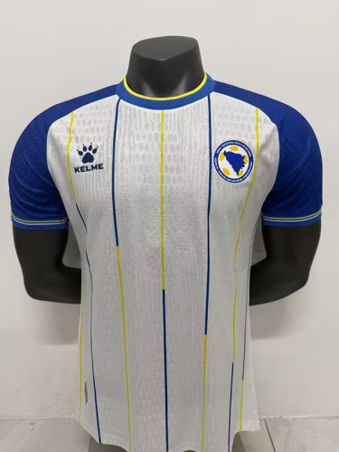 2026 Bosnia and Herzegovina away player version  (The player version is more slim fit, it is recommended to buy one size larger)