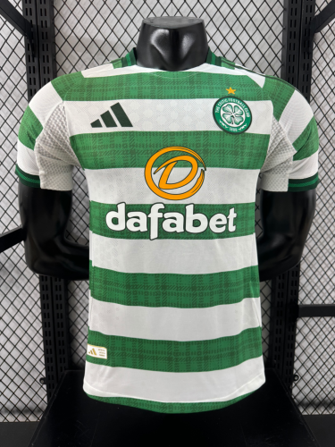 Celtic 2025-26 Home Player version (The player version is more slim fit, it is recommended to buy one size larger)