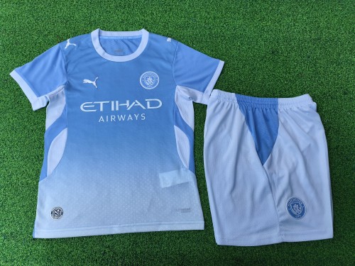Manchester City 2026-27 home player version kids kit