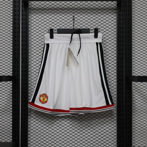 Manchester United 2026-27 Home White Player Version Shorts