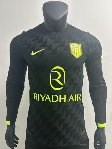 Atletico Madrid 2026-27 Away Long Sleeve Player Version Jersey