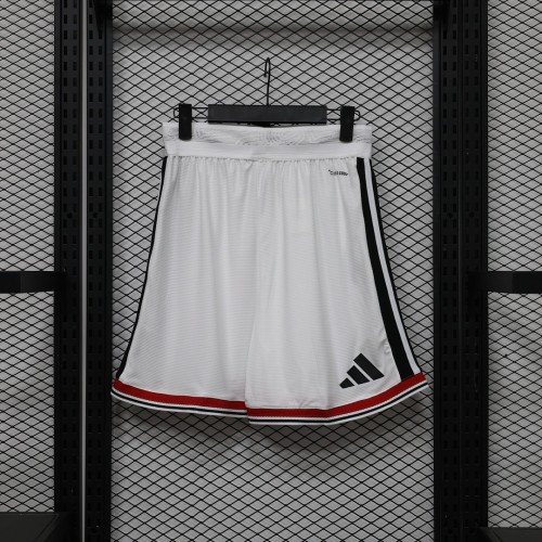 Manchester United 2026-27 Home White Player Version Shorts