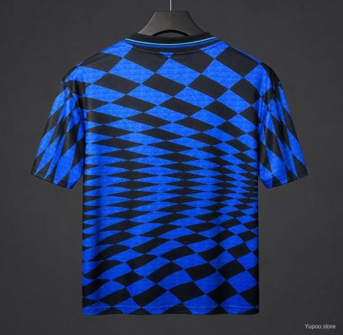 2026 Argentina x Thrasher x AFA Jersey With Blue Checkered Pattern