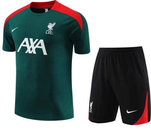 24-25 Liverpool  Training suit short sleeve Adult + Kid kit