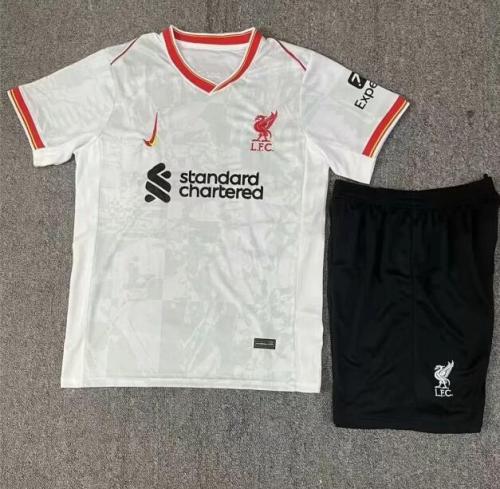 24-25  Liverpool Home Second away Kid  Jersey