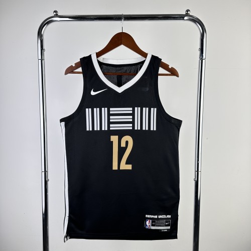 2024 Memphis Grizzlies City Edition MORANT #12 Swingman NBA Jersey/24赛季灰熊队城市版12号莫兰特