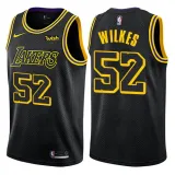 Lakers Mamba Black Hot Pressed Jersey/NBA 湖人队黑曼巴24号bryant